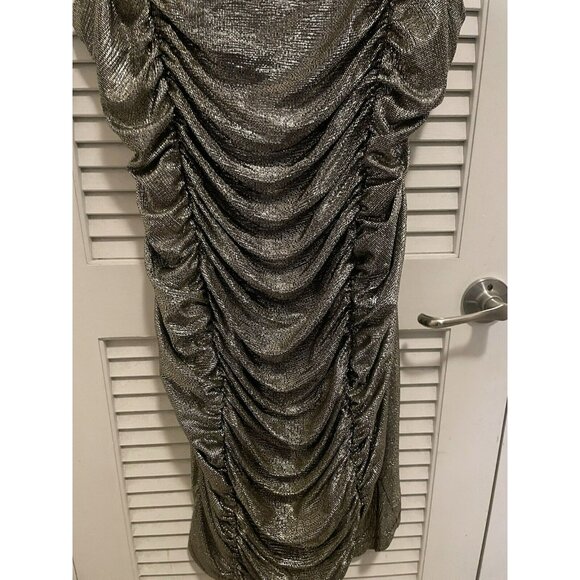 NWT Forever 21 Plus Lined Dress Size 3X Gold Sequin Adjustable Strap Party - Picture 3 of 8